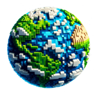 Voxel Earth logo